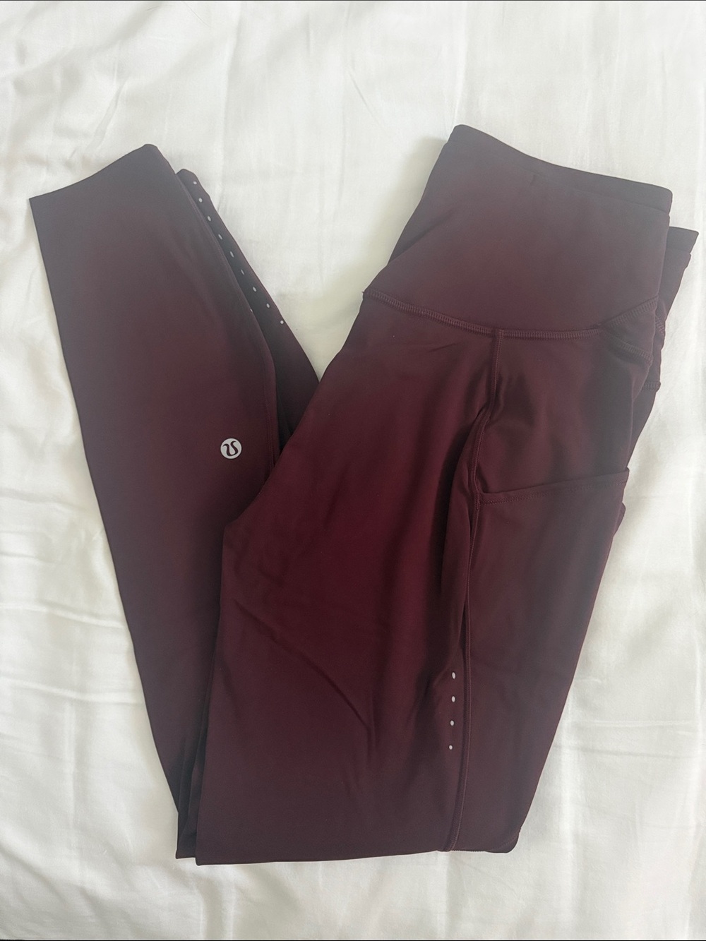 lululemon athletica High-Rise Side-Pocket Leggings in Burgundy